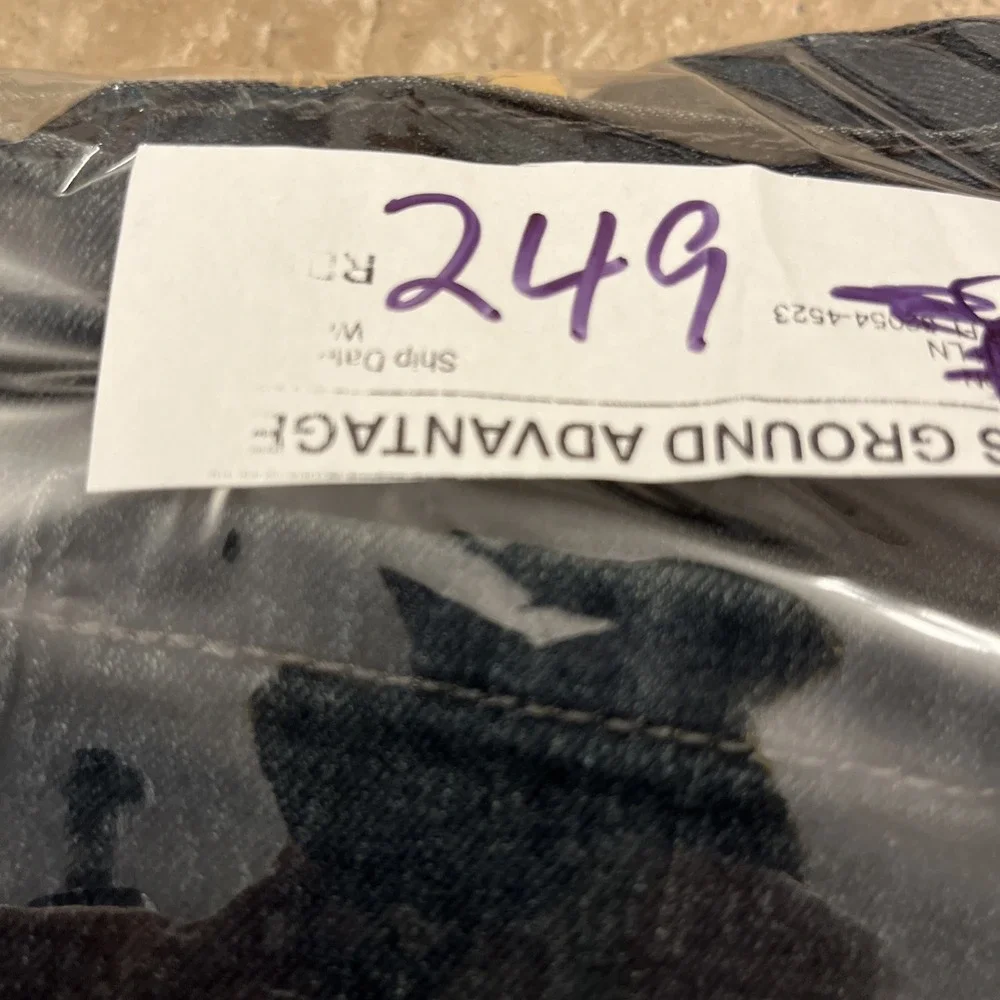 Vintage Genes 1891 Jeans Mens Slim Straight Denim Dark Blue  NWT Sz  36 x 30